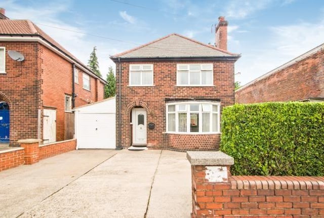 This three bedroom house has a living diner with a wood burner and is marketed by Bairstow Eves, 01623 355729.