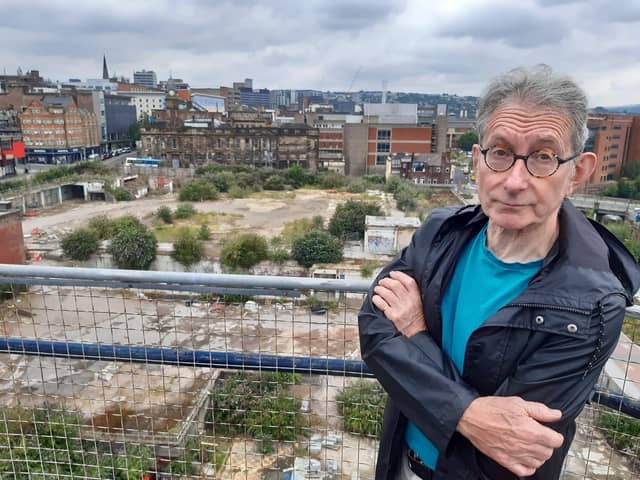 Simon Ogden, chair of the Sheaf and Porter Rivers Trust, spoke out over progress at Castlegate.
