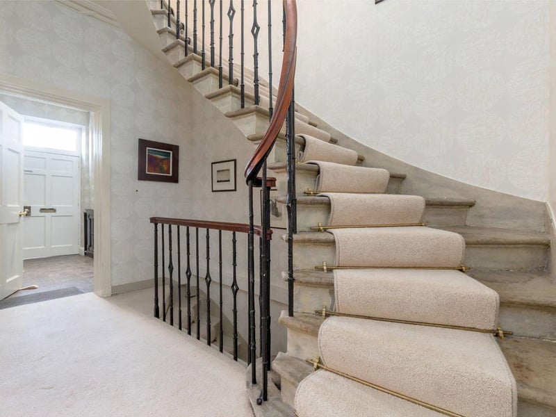 Hall and staircase.
