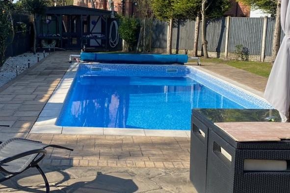 There is a fantastic heated swimming pool with summer and winter covers.