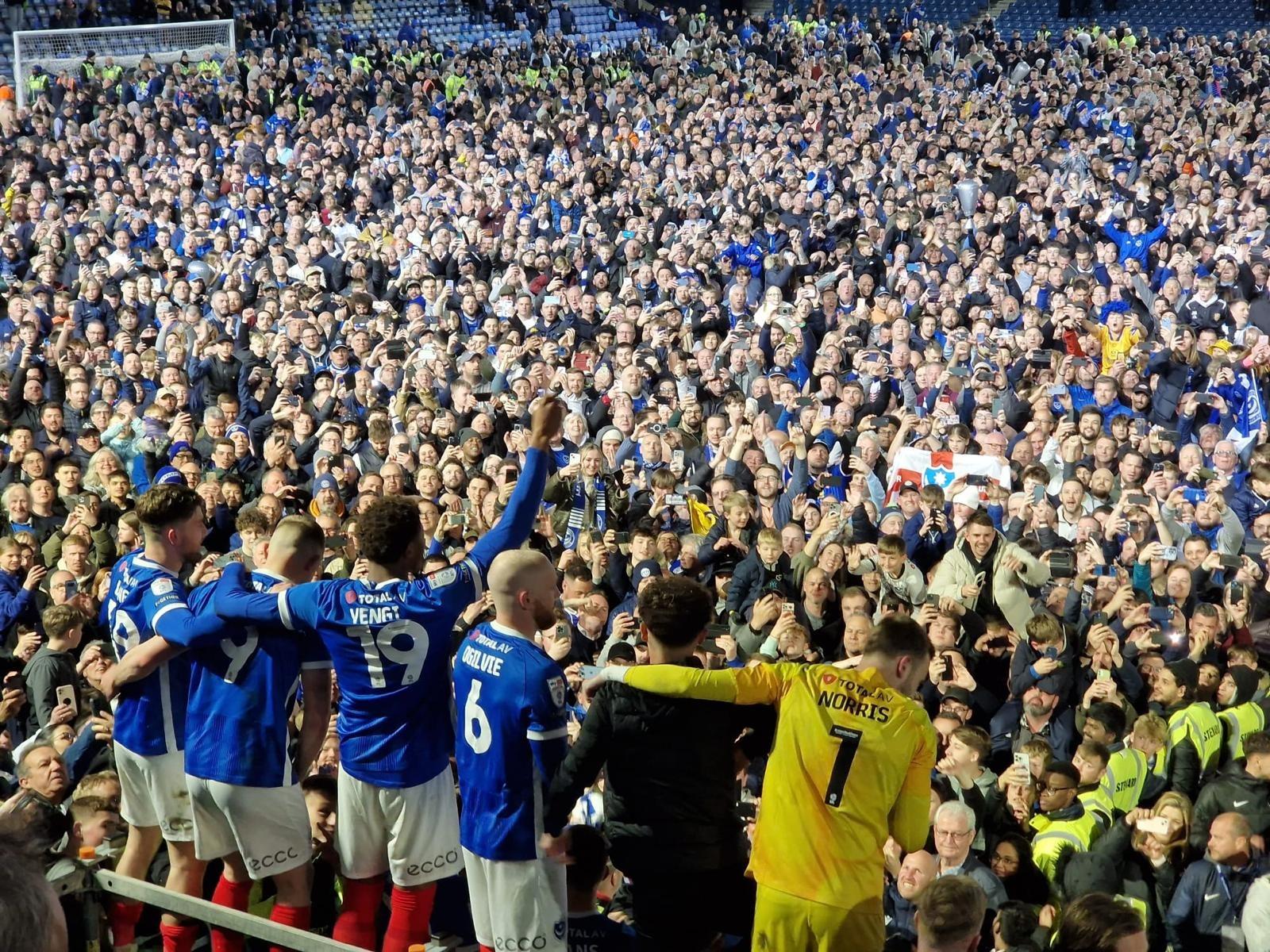 How Pompey's average attendances compare with new Championship rivals following promotion confirmation