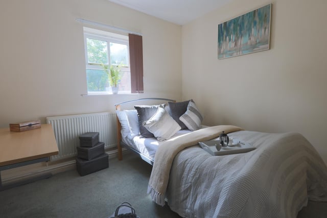 Income details are that the five-bed apartment is let for the next academic year for £23,400. The two six-bed apartments are on the market and will achieve £28,080 each.
