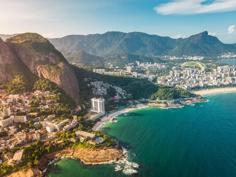 Brazil's second most popular city is known worldwide for its stunning beaches like the Copacabana.
Rio de Janeiro is 23 °C on average during October, according to the Met Office.
(Image credit: Getty Images/Canva Pro)