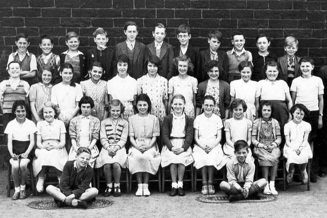 Mr Lindley's class at Brightside School in 1952. Submitted by Trevor Backhouse
