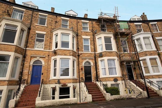 This one-bedroom flat on Albemarle Crescent, Scarborough, can be yours for a guide price of £70,000.