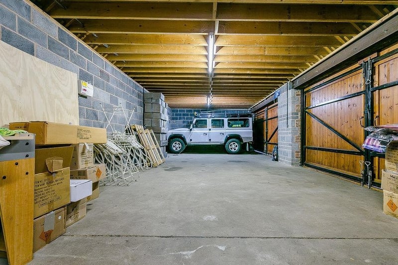 More than one car in the family? Don't worry.....this five-car garage can cope.