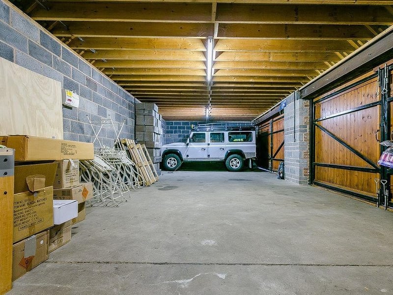 More than one car in the family? Don't worry.....this five-car garage can cope.