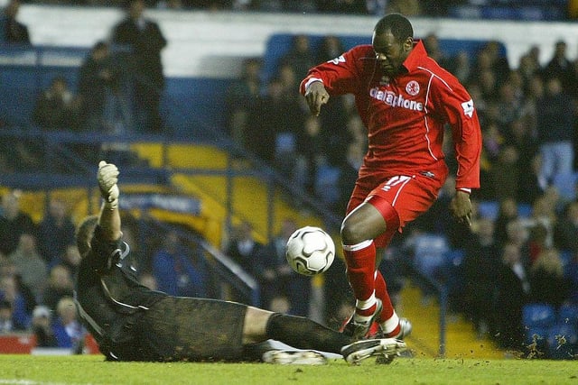 Ricketts endured a nightmare 18 months on Teesside after Boro forked out around £3.5million for the striker in January 2003. Ricketts scored just three league goals for Steve McClaren's side before departing for Leeds United.