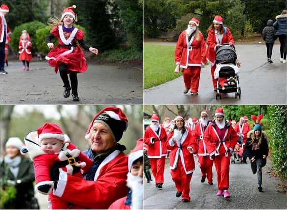Festive cheer has returned to Hartlepool with the annual Santa Run for Alice House Hospice.