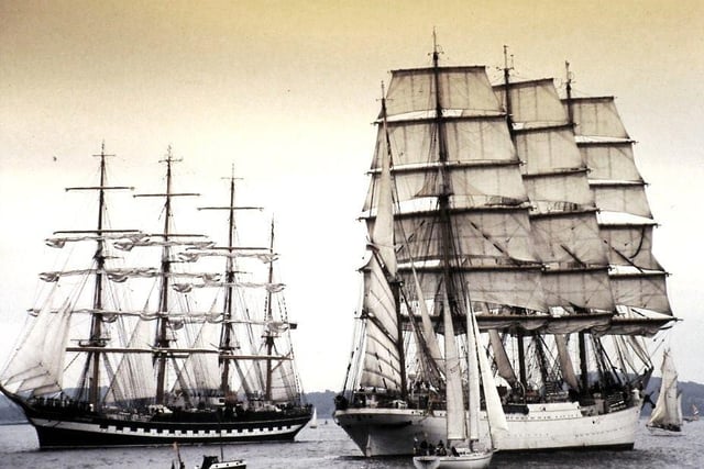 25 years ago today, the legendary Cutty Sark Tall Ships descended on Leith Docks