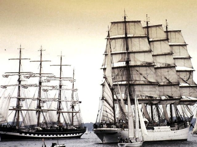 25 years ago today, the legendary Cutty Sark Tall Ships descended on Leith Docks