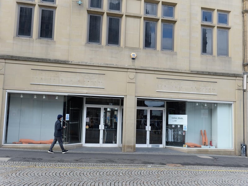 An empty double unit where New Look once was.