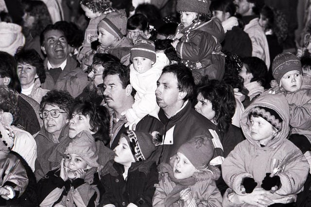 Were you amongst the crowd waiting in the cold for the Christmas lights to be switched on in November 1991?