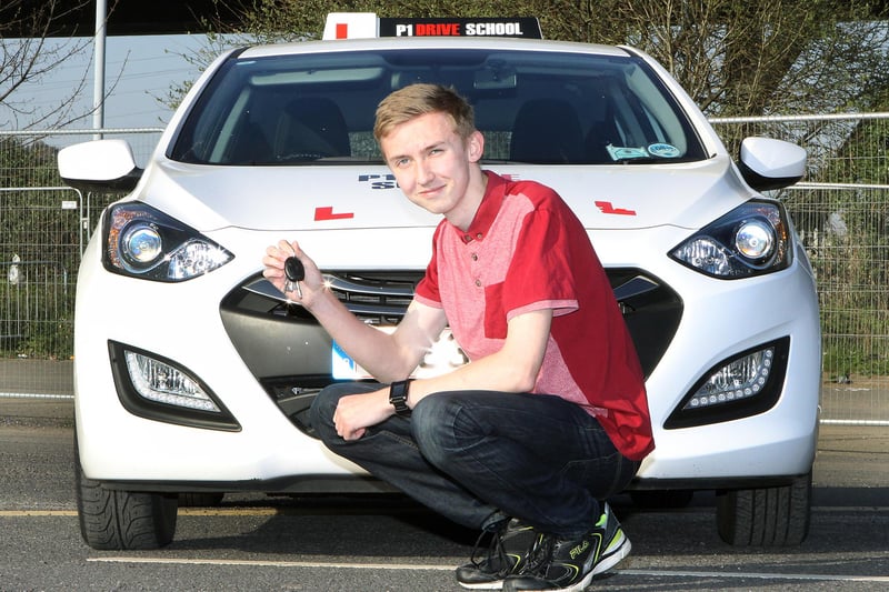 Aaron Robinson, aged 17, passed his driving test after only 11 lessons in April 2015