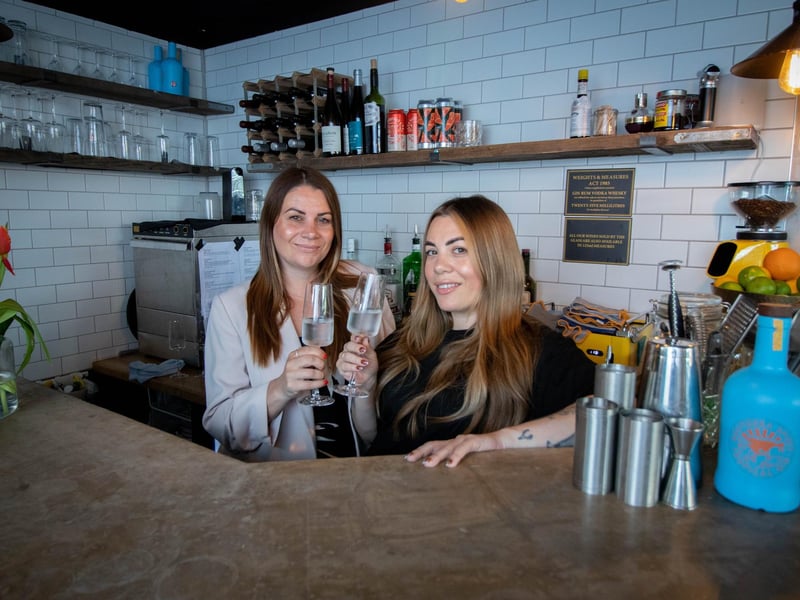 Southsea Spirit in Albert Road, Southsea, is an award winning spot perfect for grabbing a drink. Pictured: Sisters Harriet Scutt and Charlotte Osgood, owners of Southsea Spirit Picture: Habibur Rahman