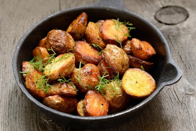 This may be the most shocking ranking of the entire list, as the roast potato ranks in the bottom tier when it comes to popularity at Christmas (Photo: Shutterstock)