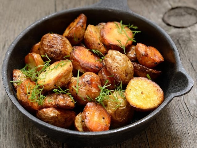 This may be the most shocking ranking of the entire list, as the roast potato ranks in the bottom tier when it comes to popularity at Christmas (Photo: Shutterstock)