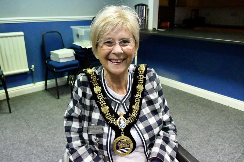 The Mayor of Hartlepool Brenda Loynes was out to show her support for the team.