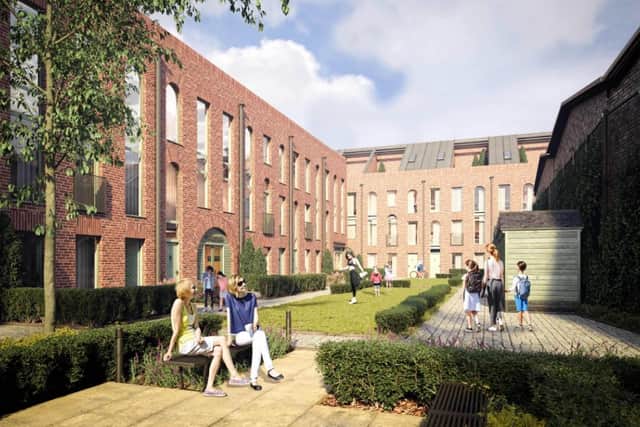 Victorian back-to-back terraced houses could be built on Egerton Street in Sheffield city centre (image Sky-House)