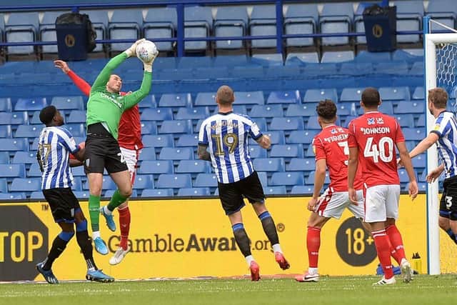 Joe Wildsmith made his 50th Sheffield Wednesday appearance on Saturday. (Pic Steve Ellis)