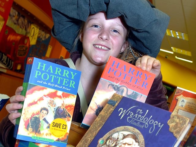 Kimberley Sullivan, aged 15, of Edlington, pictured at the Harry Potter event at Waterstone's bookshop in Doncaster's Frenchgate in 2007