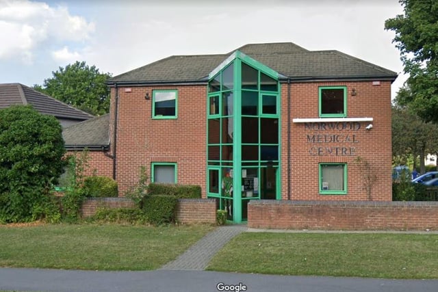 Norwood Medical Centre, Herries Road.82.3% of people responding to the survey rated their experience of booking an appointment as good or fairly good. PIcture: Google