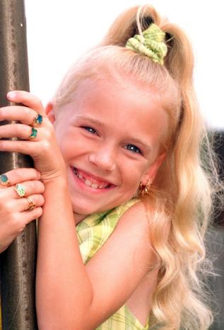 Darriane Edson won a holiday princess competition in 1997.