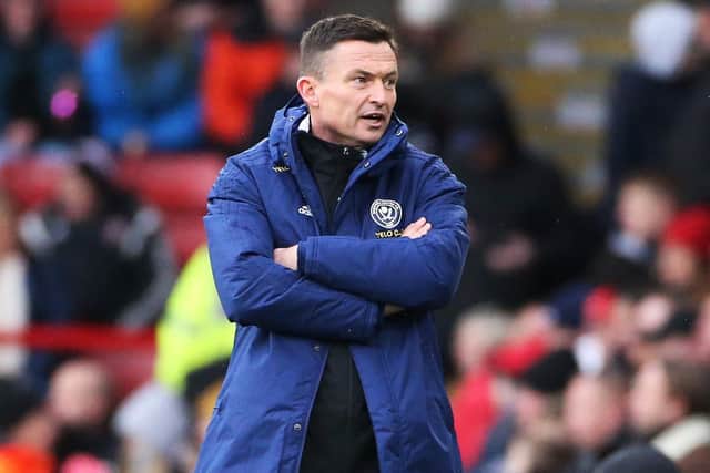 Paul Heckingbottom takes charge of his second game as Sheffield United manager this weekend: Alistair Langham / Sportimage