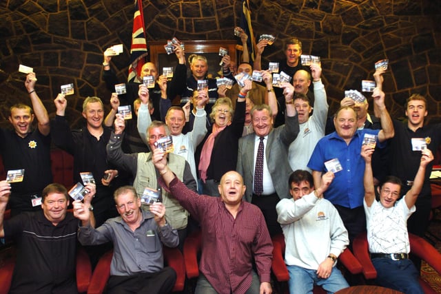 Arundel Ex Servicemens Club on City Road launched the South Yorks Fire &Rescue Service's 30,000 beer mats for working mens clubs in the City to help spread fire saftey messages in 2005