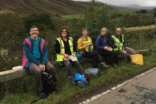 Sheffield Litter Pickers collected bags of rubbish from the Snake Pass between Ladybower and Glossop