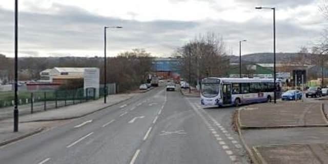 The incident took place on Herries Road heading towards Penistone Road near the Sheffield Wednesday football stadium at Hillsborough