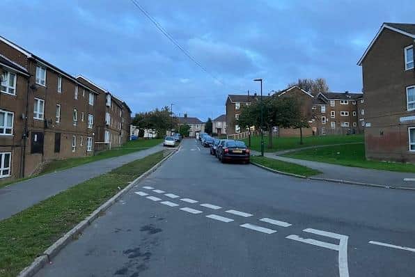 Pictured is Errington Avenue, at Arbourthorne, Sheffield.
