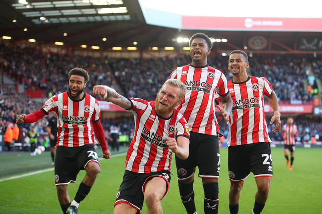Sheffield United have started the season strongly -- and although it's early days they have put themselves in a good position to challenge for promotion. Picture shows Sheffield United celebrating a goal. Picture: Simon Bellis / Sportimage