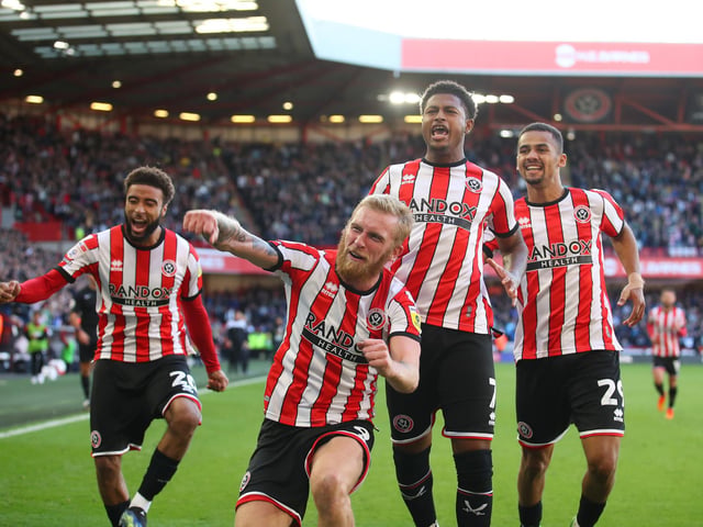 Sheffield United have started the season strongly -- and although it's early days they have put themselves in a good position to challenge for promotion. Picture shows Sheffield United celebrating a goal. Picture: Simon Bellis / Sportimage