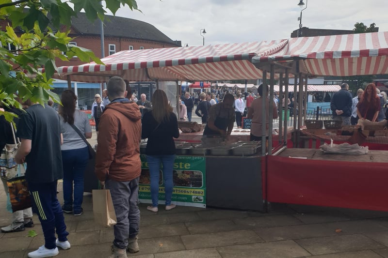The festival attracted more than 20 stalls from producers across the district