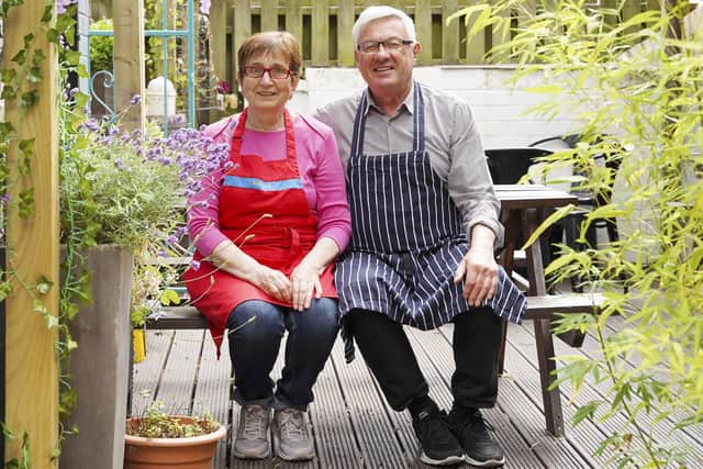Cafe Kalyna, a new Ukrainian social enterprise cafe, has opened on Abbeydale Road, Sheffield. Pictured are Nian Malieieva and Olesandr Malieiev (photo by Scott Merrylees)