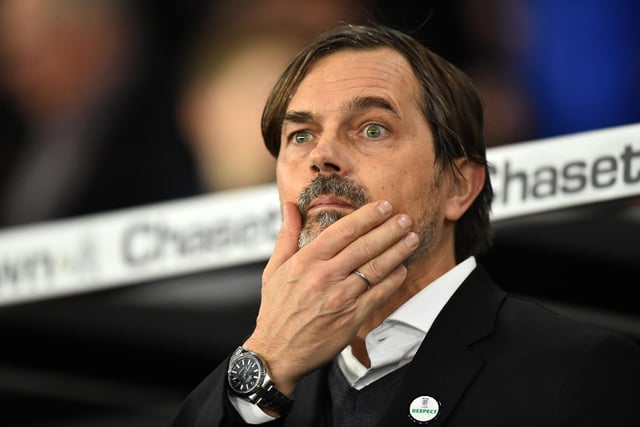 Alongside his trusted sidekick Chris van de Weerden, Cocu somehow gets the Owls into the relegation zone before Christmas. On December 5th, his brief reign ends, and the cycle begins again. (Photo by Nathan Stirk/Getty Images)