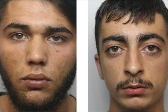Two homeless thugs - Gabriel Costea, left, and Robert Mirza, right -  have been put behind bars after they were involved in a violent and ‘relentless’ joint-attack on a man in Sheffield city centre. Costea, aged 21, of no fixed address, was sentenced at Sheffield Crown Court on January 26 to five years of custody after he pleaded guilty to the unlawful wounding at St James' Row, Sheffield, and to a separate offence of robbery at an NCP car park at Arundel Gate, Sheffield. Mirza, aged 21, now of John Street, Sheffield, was sentenced to three years and four months of custody after he pleaded guilty to the offence of unlawful wounding on St James' Row, in Sheffield city centre.