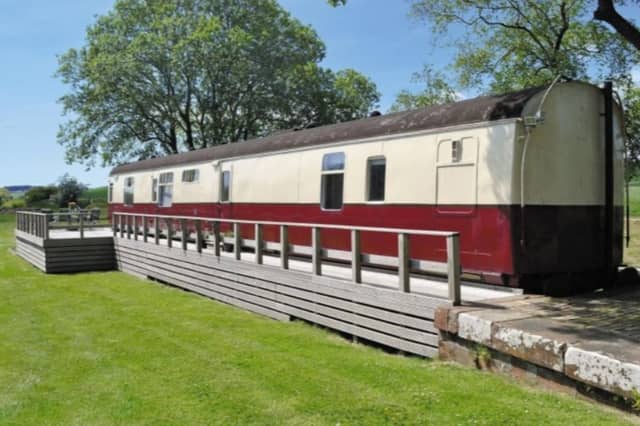 Hop aboard the carriage for a Level 2-compliant holiday for up to six people in the Dumfries and Galloway countryside.