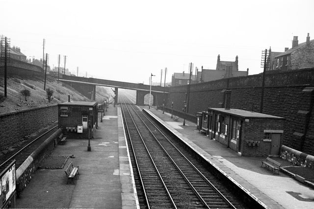 An undated photo of the former Brightside Railway Station