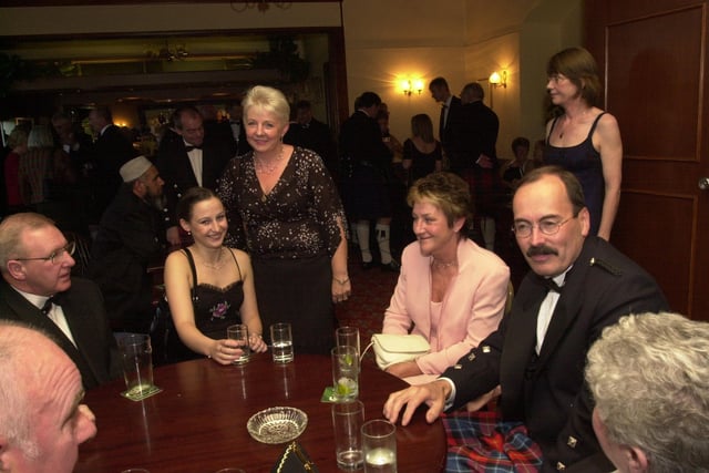 Guests at the first ever fundraising dinner for Maggie's Fife, held at the Strathearn Hotel, Kirkcaldy, in 2002.