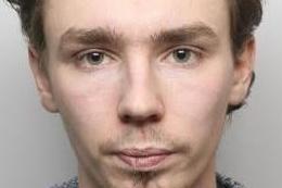 Pictured is Michael Jankowski, aged 23 when sentenced, of Sharrow Vale Road, Sheffield, who pleaded guilty to two counts of robbery and to two counts of possessing a knife after he was involved in two armed robberies at a shop and a hairdessing salon in Sheffield in March. He was sentenced at Sheffield Crown Court in June to three years and four months of custody.