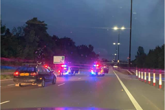 Concerns were raised for the welfare of a woman on the Sheffield Parkway on Saturday night (Pic: Sam Quinn)