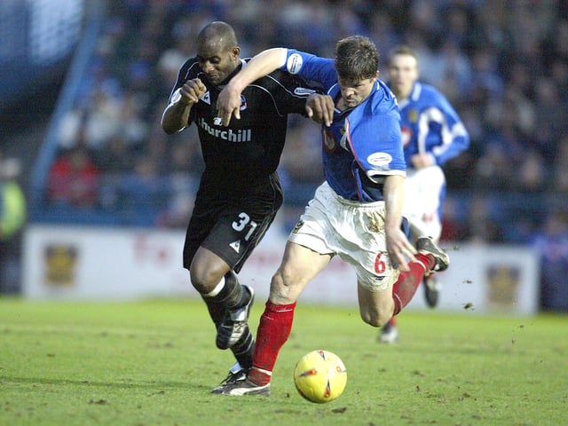 Powerful forward tried to earn a deal with Pompey in 2002 but it never materialised