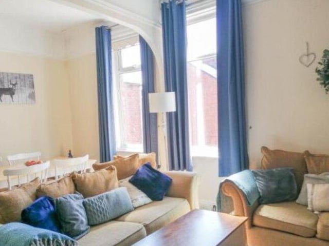 This two-bed upper flat situated on Talbot Road has versatile living space and has an open plan lounge into dining room. Picture: Rightmove.