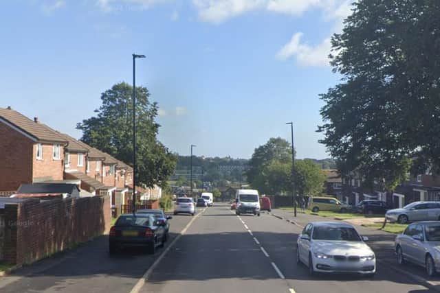 Blackstock Road in Gleadless, Sheffield, where a man was found dead on Saturday night (pic: Google)