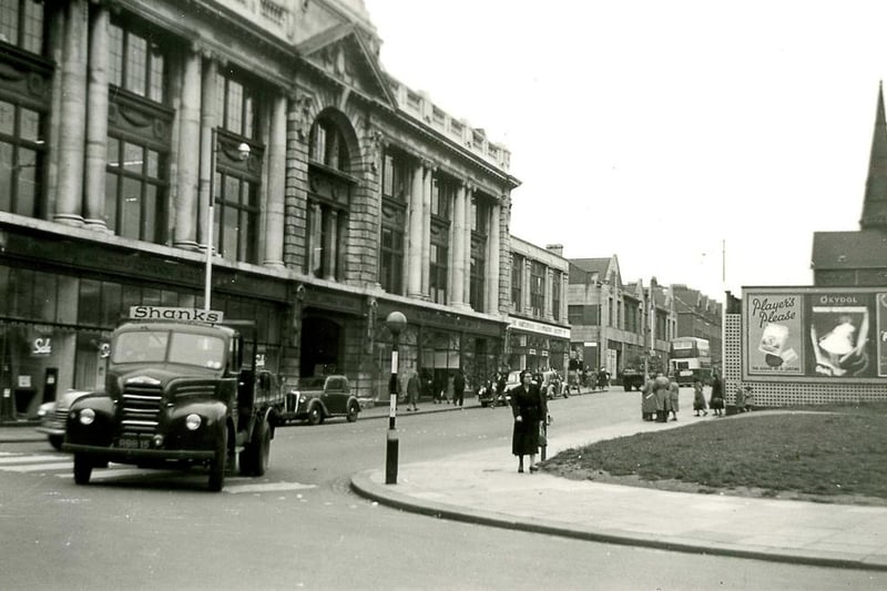 A view of the Central Stores looking up Park Road, taken from Stockton Street. Photo: Hartlepool Library Service.