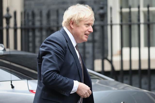 Prime Minister Boris Johnson arrives back at 10 Downing Street, London on his first day out of self-isolation after he came into contact with an MP who later tested positive for coronavirus.