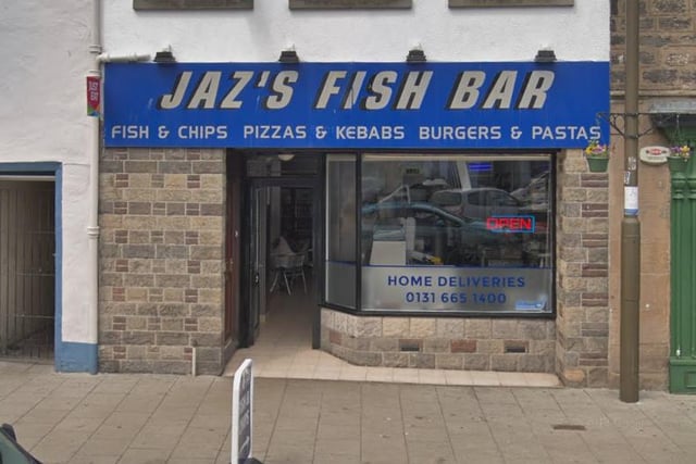 Another chippy noted for its delicious fried offerings, Jaz's Fish Bar is located in Musselburgh.