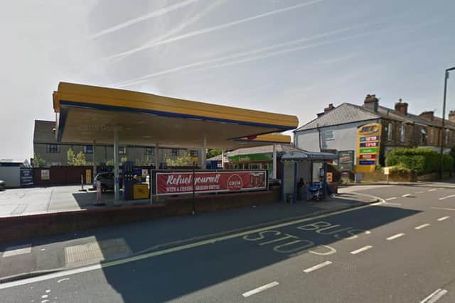 An investigation is under way into an armed robbery at a garage on Northfield Road, Crookes, Sheffield (pic: Google)